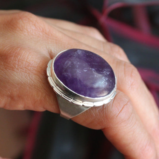 Anillo amatista