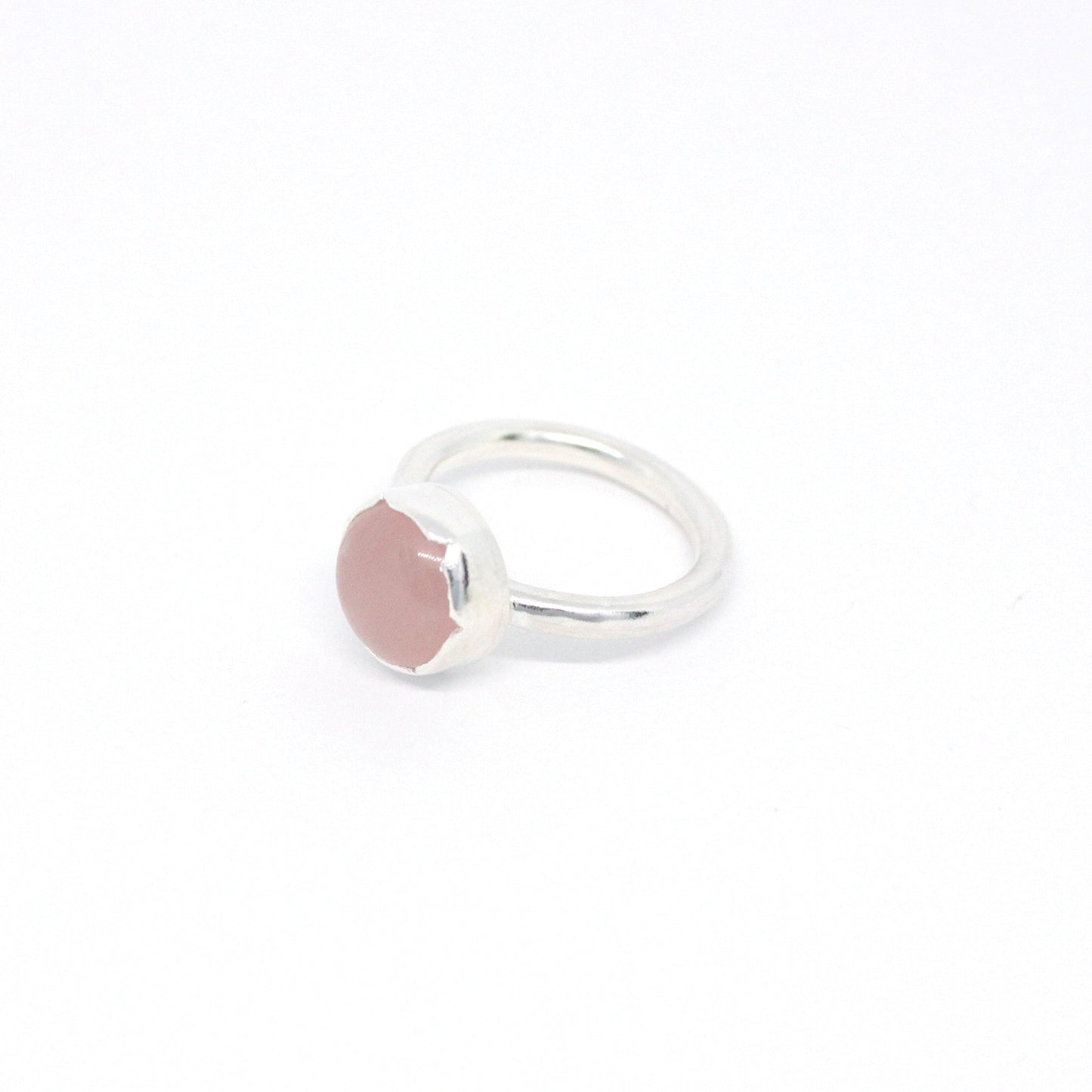 Anillo cuarzo rosa